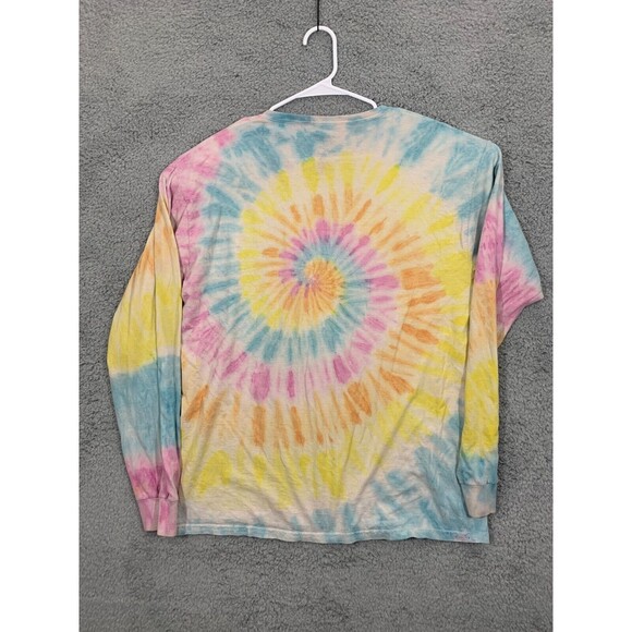 2019 Viacom MTV 1981 New York City Music Television Tie-Dye Graphic Shirt Swirl - Picture 3 of 7